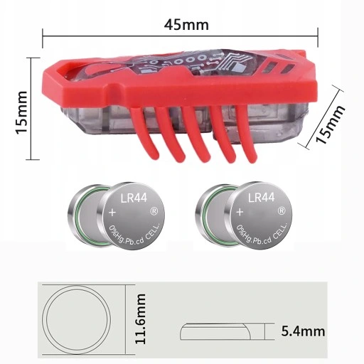 2x Karaluch robak insekt jak hexbug La Cucaracha Zabawka dla kota 4xBateria