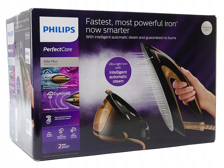 Generator pary PHILIPS PerfectCare Elite Plus GC9682/80 2700W Stacja