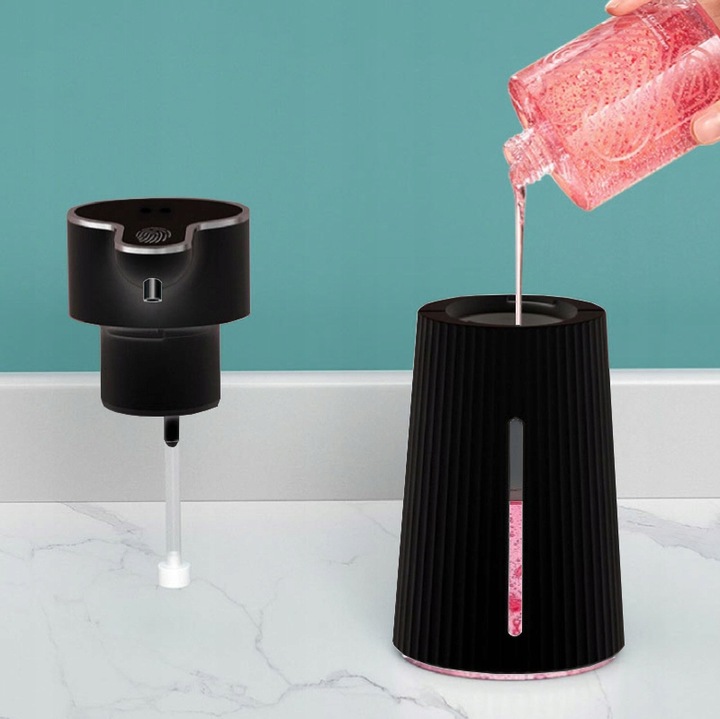 Bezdotykowy Dozownik Mydła Płynu 400ml Automatyczny Dyspenser Duży