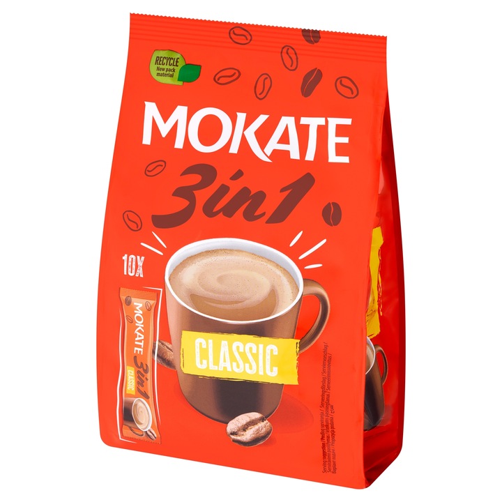 Napój Kawowy 3w1 Classic Mokate Mix Kawowy Instant 10 saszetek