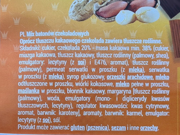 Batony Śnieżka Minis Mix w czekoladzie 1kg