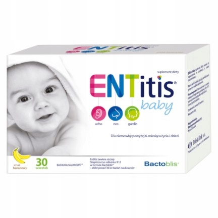 Entitis Baby smak bananowy 30 saszetek