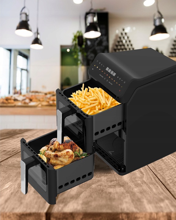 FRYTKOWNICA BEZTŁUSZCZOWA 2800W AIR FRYER 11L DUŻA XXL