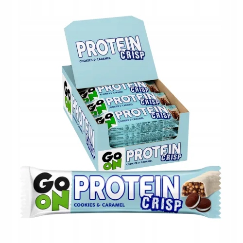 24 x Sante Go ON Baton Proteinowy Crisp ciastko-karmel 50 g - 20% białka