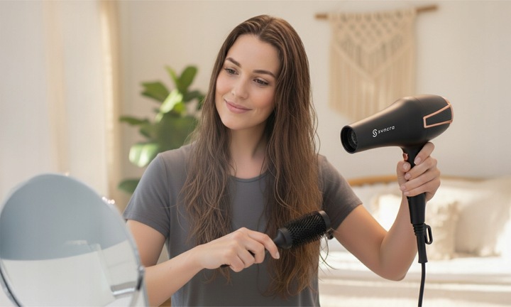 SUSZARKA DO WŁOSÓW Z JONIZACJĄ MOCNA 2200W + ZIMNY NAWIEW