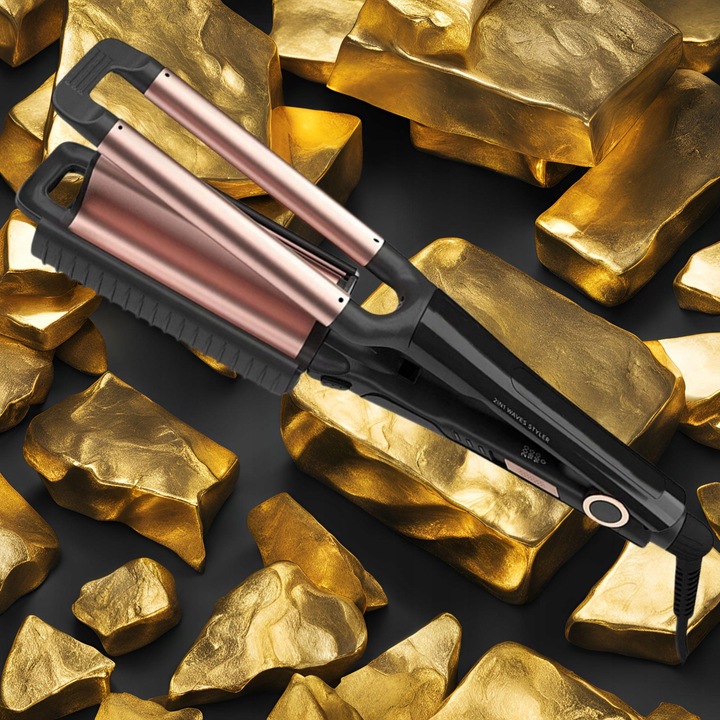 LOKÓWKA FALOWNICA DO WŁOSÓW CERAMICZNA PROFESJONALNA DO DŁUGICH WŁOSÓW LOKI