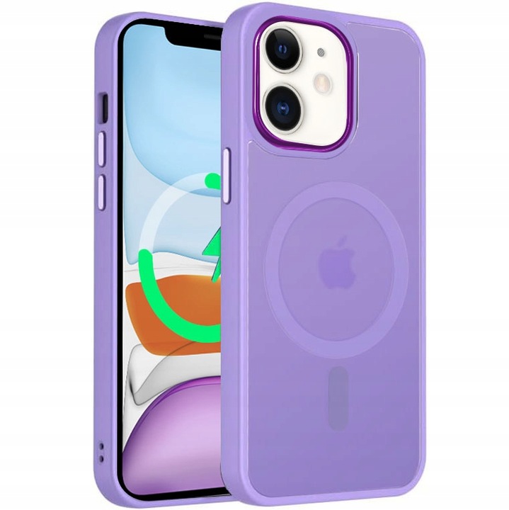 Etui Do iPhone 11 +Szkło 9H WZMACNIANE 360° Matt Case Do Magsafe