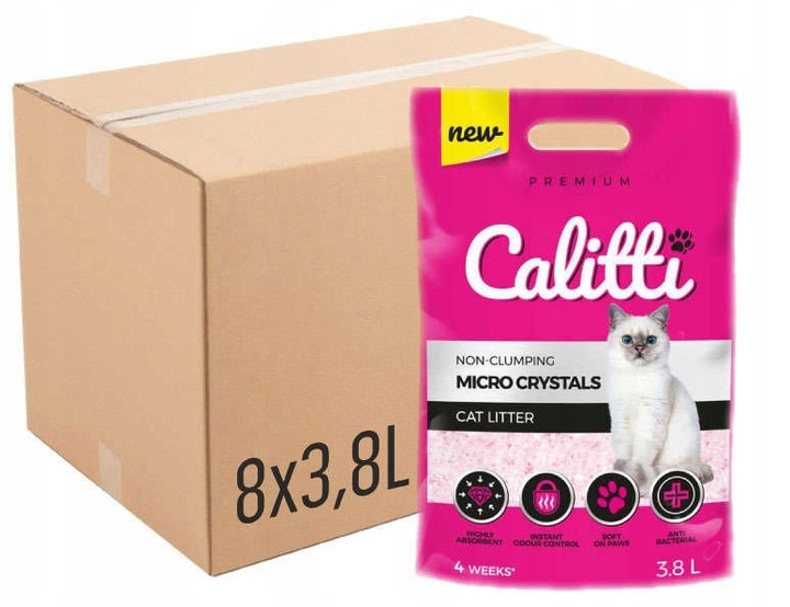Calitti Micro Crystals żwirek silikonowy 8x3,8l