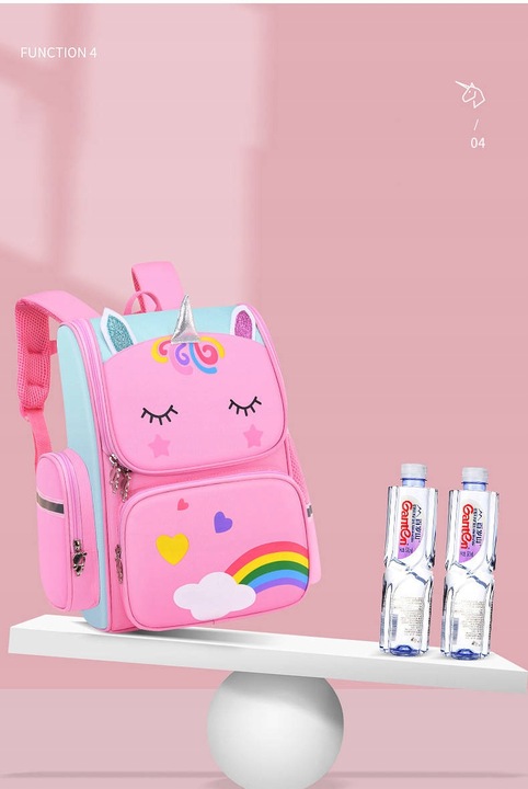 JEDNOROŻEC TORNISTER PLECAK SZKOLNY ZESTAW PIÓRNIK