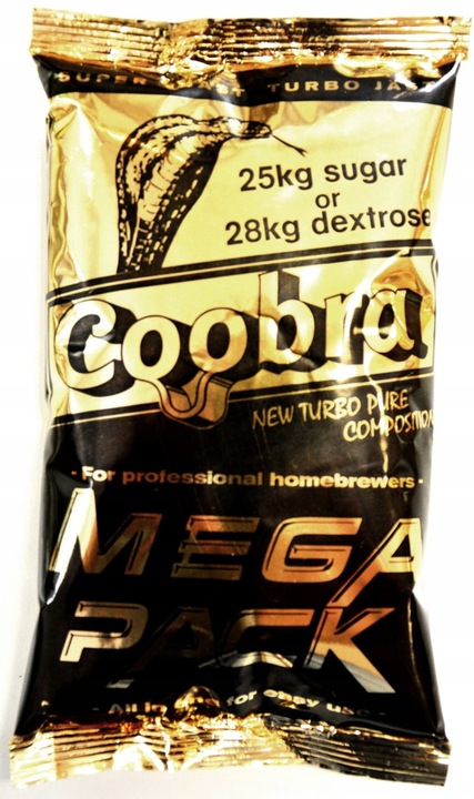 bimber drożdże gorzelnicze COOBRA mega pack na 100L 360g