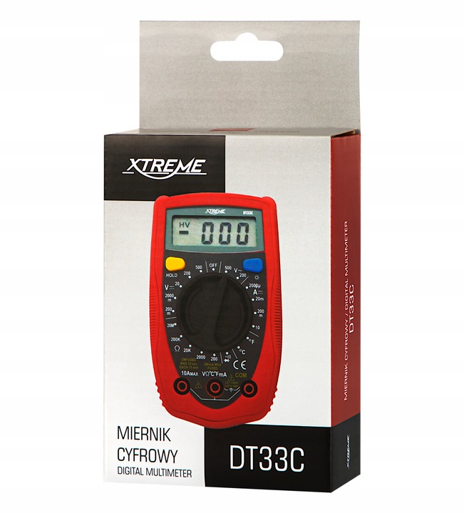 PROFESJONALNY MULTIMETR MIERNIK PRĄDU NAPIĘCIA ELEKTRYCZNY UNIWERSALNY