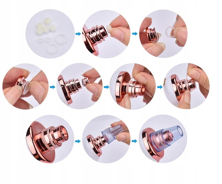 ODKURZACZ WĄGRÓW 12w1 Mikrodermabrazja + Masażer +