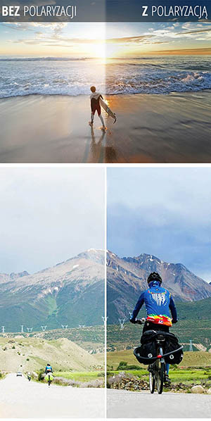 Męskie Okulary Przeciwsłoneczne Polaryzacyjne Kierowców Nerdy PolarZONE