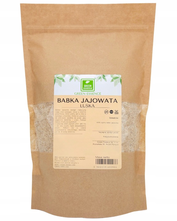 BABKA JAJOWATA błonnik łuska 500g keto witalny łupiny na chleb