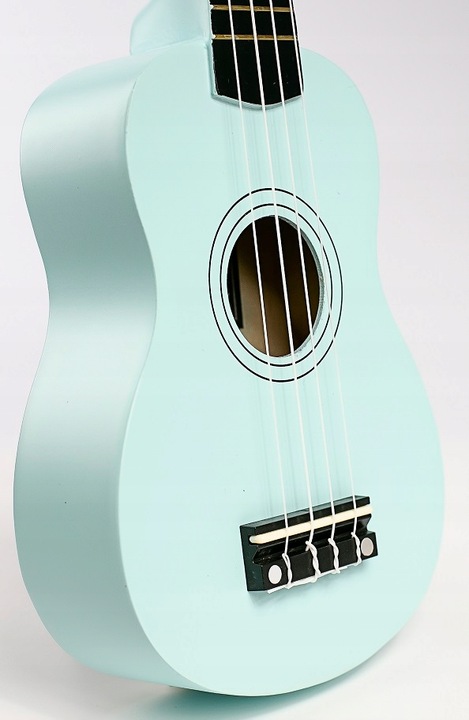 UKULELE SOPRANOWE +TUNER+TABELA+POKROWIEC NIEBIESKIE