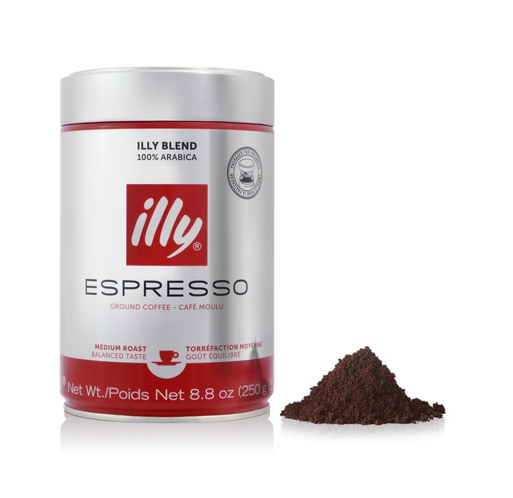 Illy Classico Espresso kawa mielona arabica średnio palona 250g