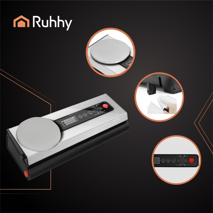 Zgrzewarka Próżniowa do Żywności Pakowarka Automatyczna do Jedzenia +