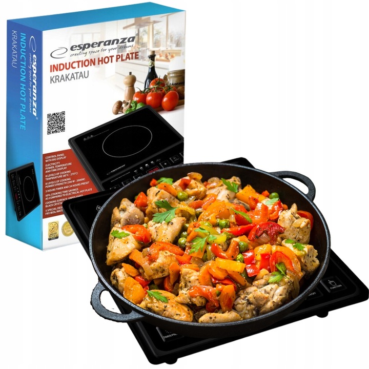 PŁYTA INDUKCYJNA KUCHENKA ELEKTRYCZNA 2000W TIMER