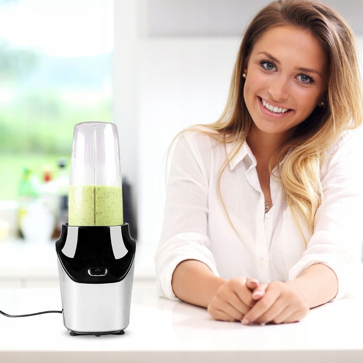 Blender kielichowy do SMOOTHIE KOKTAJLI MŁYNEK 1000W