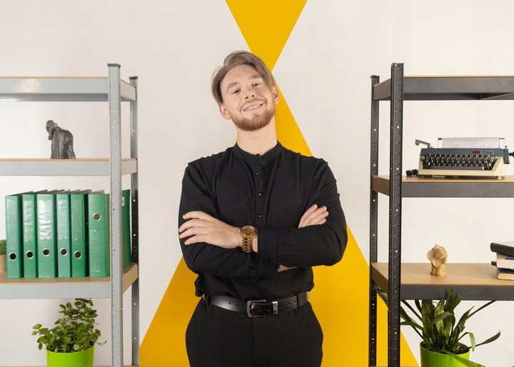 Regał metalowy MALOWANY 180x75x40 175kg/5p TM SMART REGALY