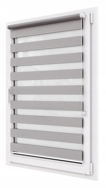 Roleta Dzień Noc na wymiar z napinaczem 56x150 cm