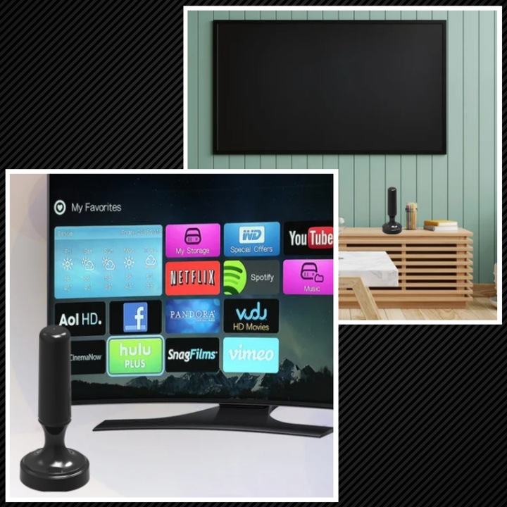 MOCNA ANTENA POKOJOWA DO TELEWIZJI NAZIEMNEJ DVBT2 DO POKOJU DO