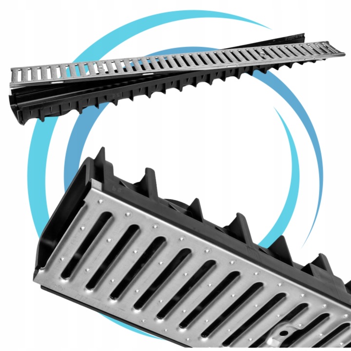 Kanał odwodnieniowy z rusztem ocynkowanym A15 liniowy AXHELL ForU30
