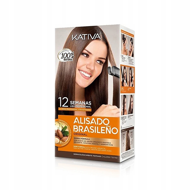 KATIVA ZESTAW Do Keratynowego Prostowania Włosów