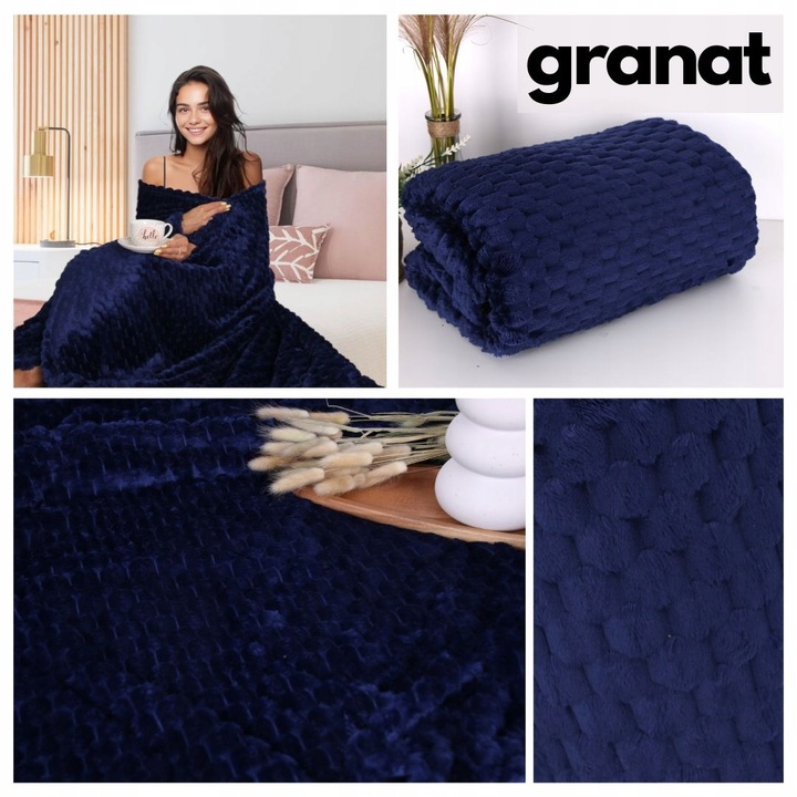 KOC ŚWIĄTECZNY 160X200 NARZUTA NA ŁÓŻKO NA KANAPĘ MIĘKKI PLED Z MIKROFIBRY