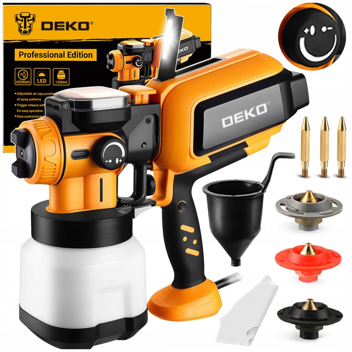 PISTOLET MALARSKI AGREGAT DO MALOWANIA ŚCIAN 3DYSZE 120 DIN ZESTAW XXL