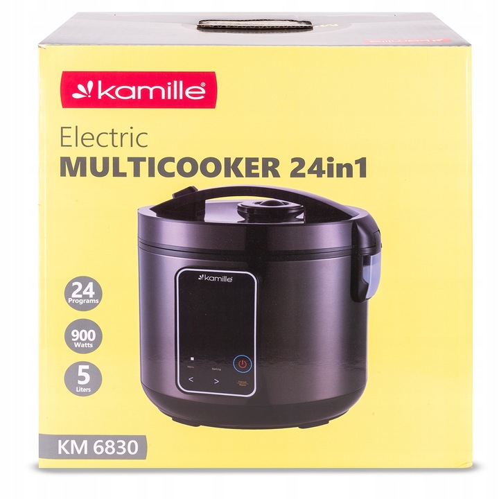 MULTICOOKER ELEKTRYCZNY garnek SZYBKOWAR PAROWAR WIELOFUNKCYJNY 24