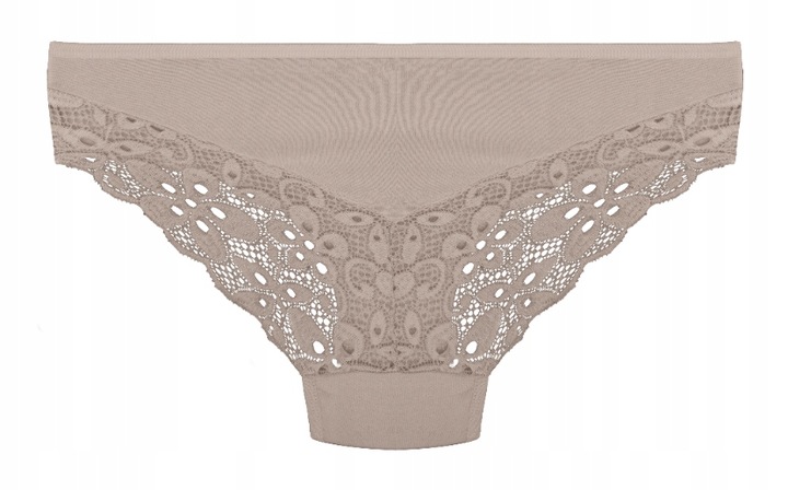 Majtki Koronkowe Bawełniane Wielokolorowe Damskie Figi Wygodne S 7-PAK