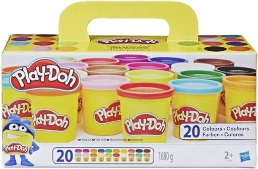 HASBRO PLAY DOH CIASTOLINA ZESTAW 20 TUB A7924