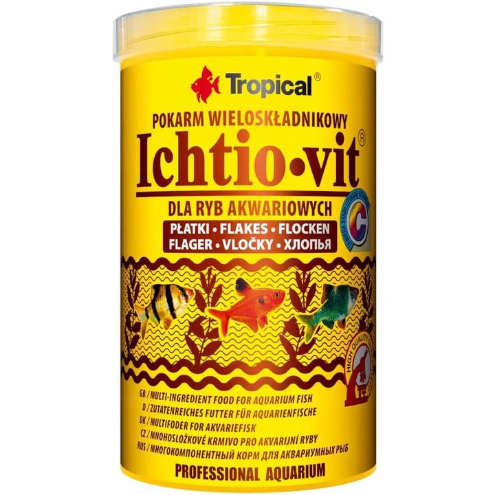 Tropical ICHTIO-VIT 1000ml - podstawowy pokarm !!!