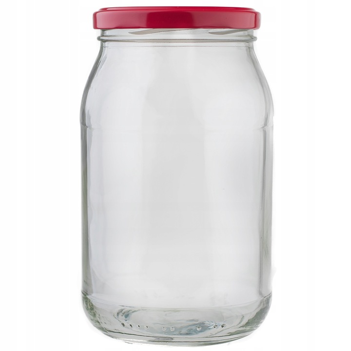 8x Słoik 900ml z zakrętką fi82 na MIÓD DŻEM PRZETWORY słoiki szklane