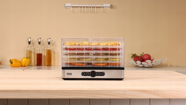 Suszarka do grzybów warzyw owoców 400W 5 sit wyświetlacz termoobieg