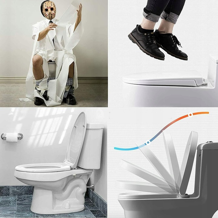 DESKA WC SEDESOWA WOLNOOPADAJĄCA WYPINANA KLOZETOWA UNIWERSALNA RDW-01