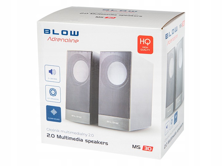 GŁOŚNIKI KOMPUTEROWE DO KOMPUTERA LAPTOPA USB 5V MP3 MINI JACK 3.5 mm