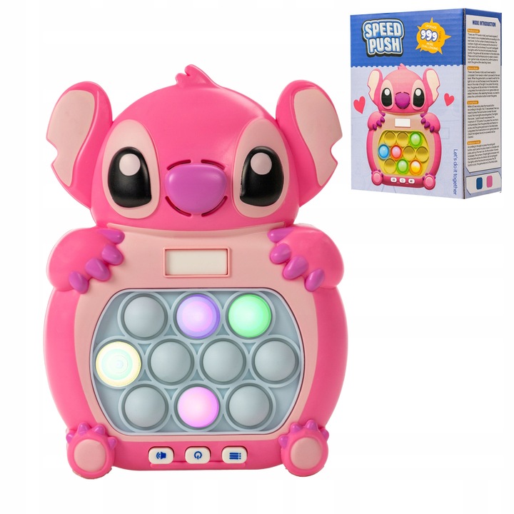 PLECAK 7L SZKOLNY PRZEDSZKOLNY LILO STICH różowy DO przedszkola dla dzieci