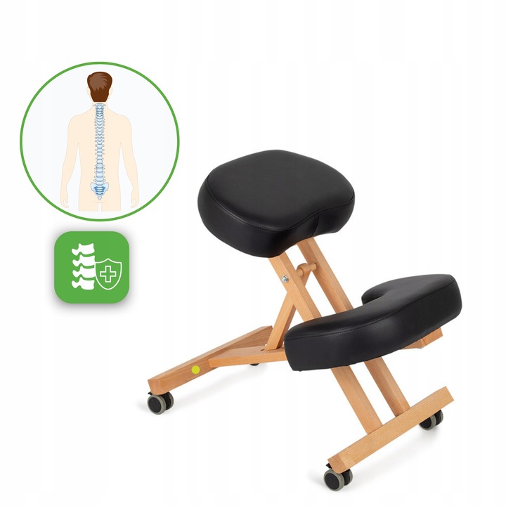 KLĘKOSIAD KRZESŁO ERGONOMICZNE REGULOWANE FOTEL BIUROWY HABYS