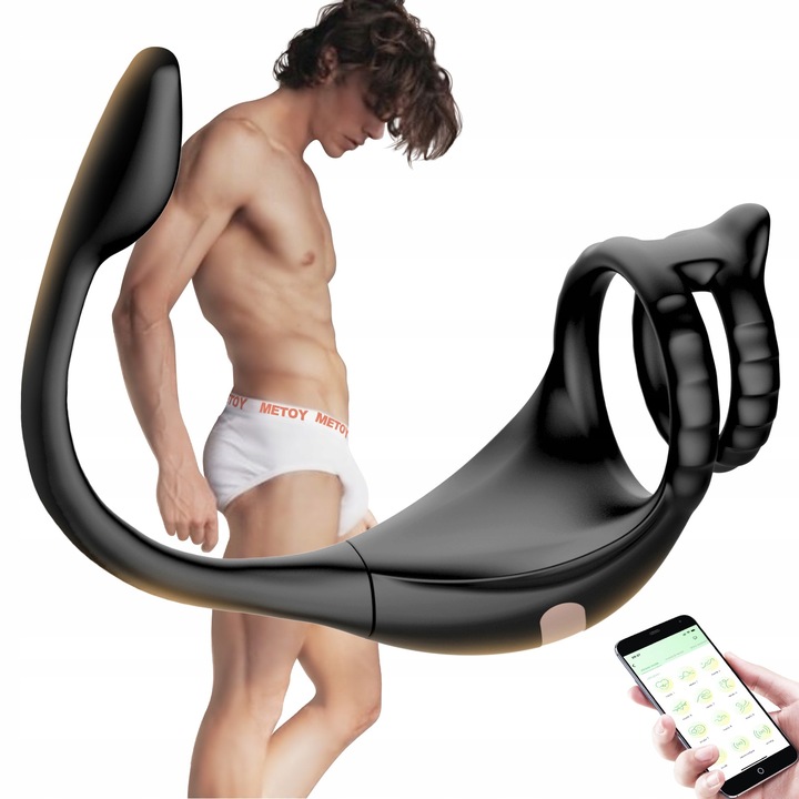 Kontrol przez APP wibrujące pierścienie na penisa