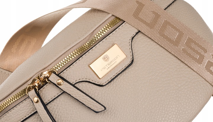 Damska saszetka pojemna nerka odpinany pasek torebka crossbody miejska