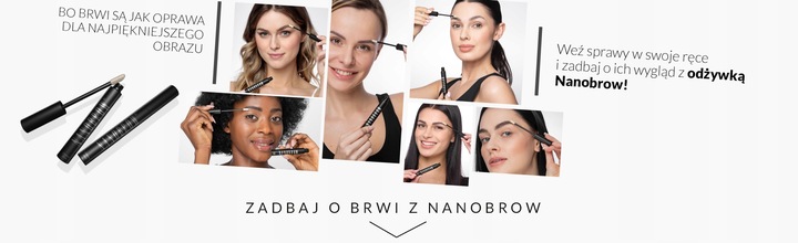 3x odżywka do brwi Nanobrow serum regenerujące brwi, odżywka na porost brwi