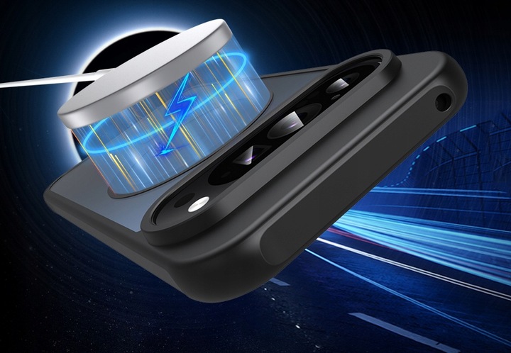 Etui plecki do Google PIXEL 9 / 9 PRO + SZKŁO do MagSafe CZARNY MATT CASE