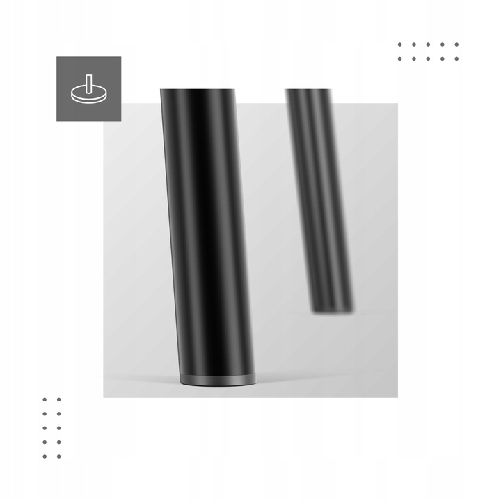 Wieszak stojak na ubrania MARK ADLER stojący stalowy 9 haczyków czarny