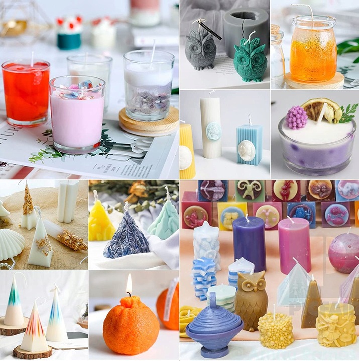 Zestaw barwników do świec wosku żelu 12 kolorów