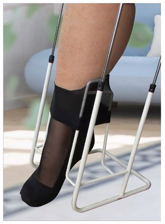 Przyrząd do zakładania uciskowych pończoch i rajstop