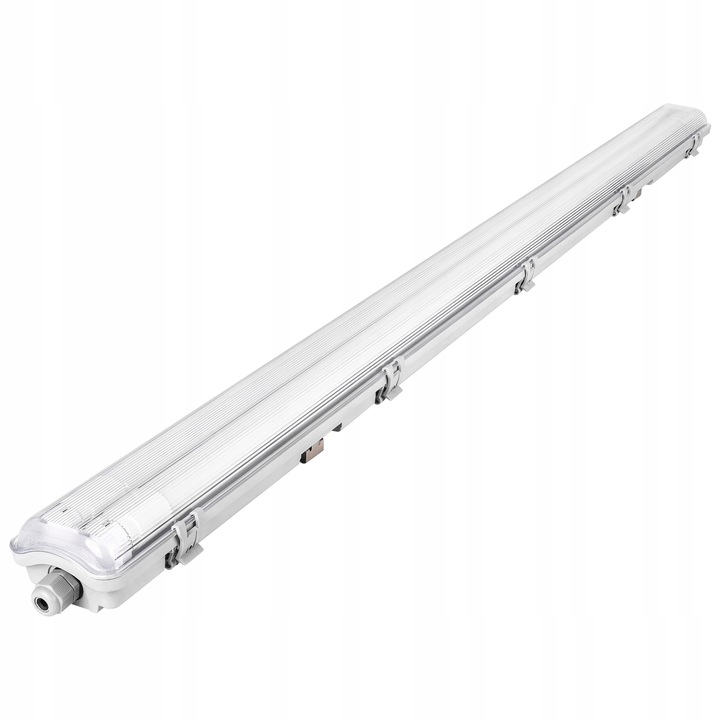 4x Oprawa Hermetyczna 120cm lampa + 8x świetlówki LED natynkowa do