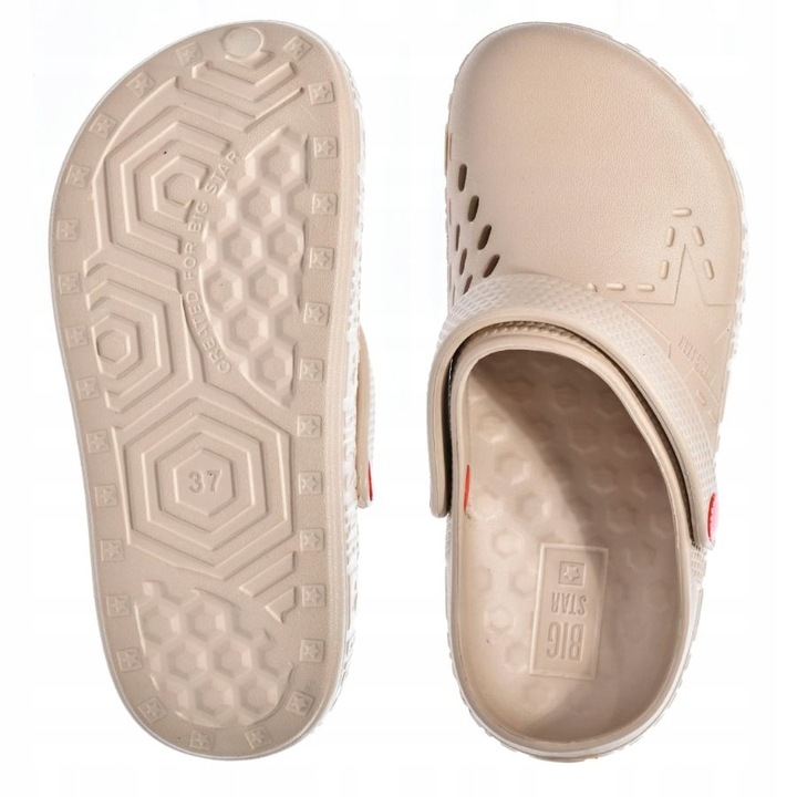 KLAPKI DAMSKIE BIG STAR MEDYCZNE CHODAKI DO PRACY NA BASEN PO DOMU