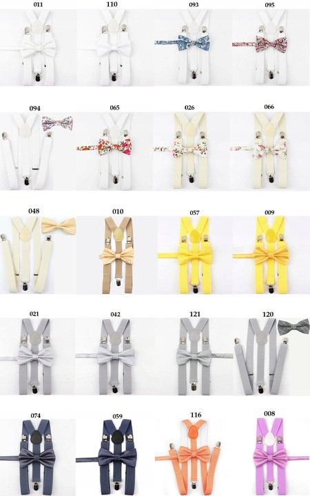 SZELKI męskie i MUCHA męska czarna